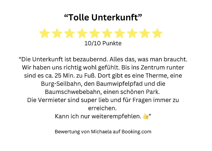 Apartamento Berg-domizil Mit Eigenem Fahrradkeller Und Parkplatz, Inklusive Bettwaesche Und Handtuechern